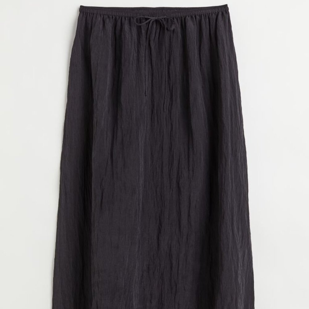 H&M Black Calf-length Skirt/NWT/XS
